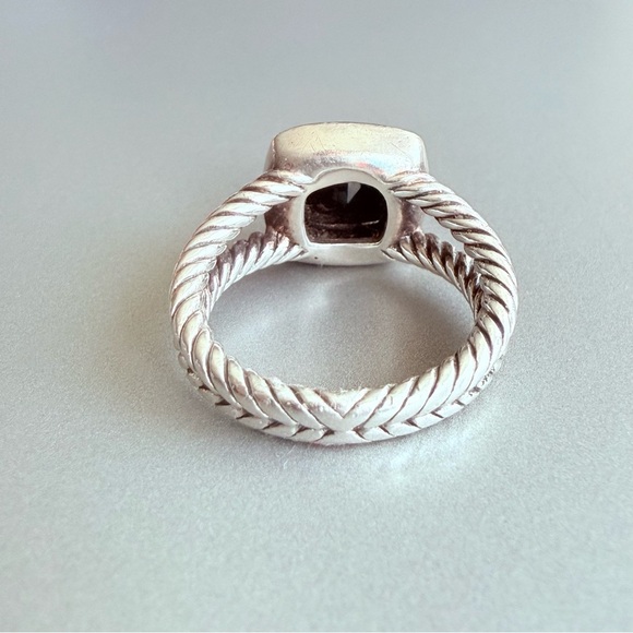 David Yurman Onyx And Diamonds Albion Ring in Sterling Silver - Picture 7 of 13
